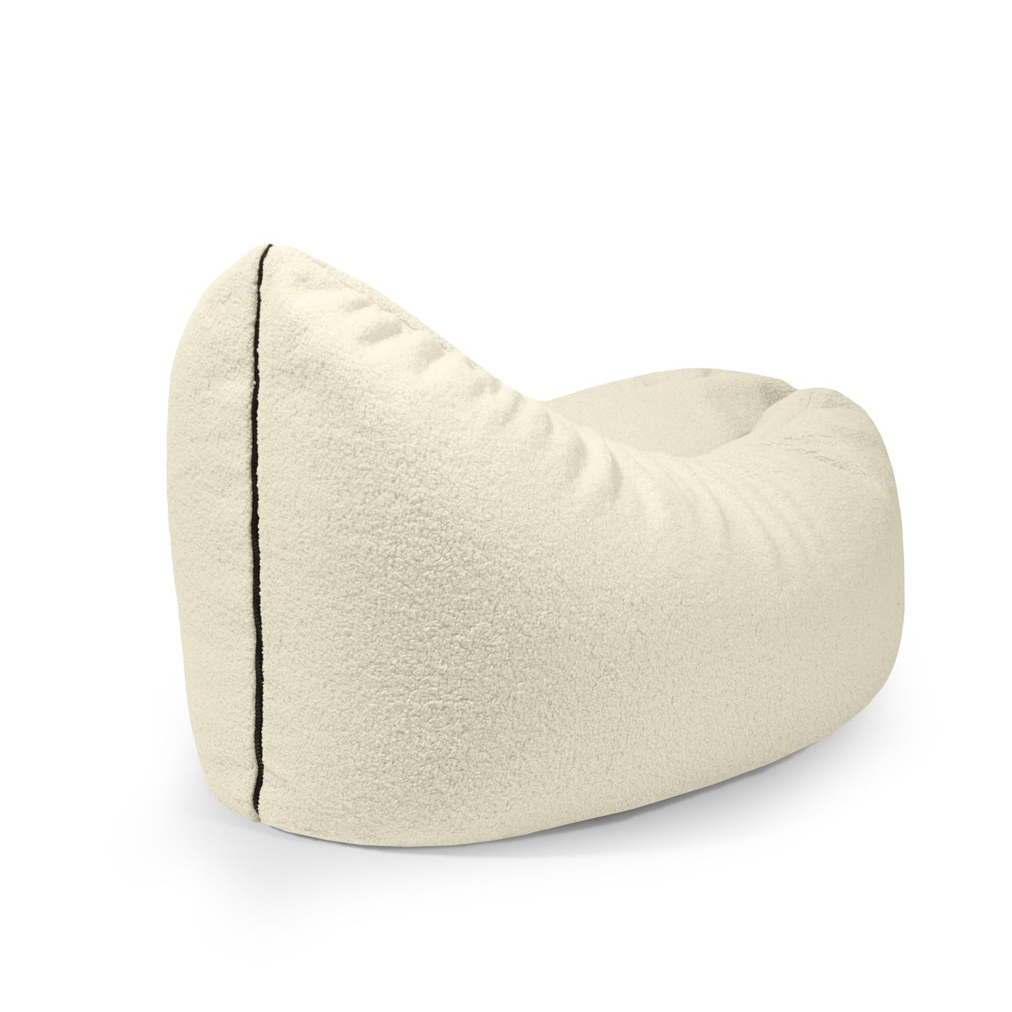 El CLIP CLAP 90 TEDDY es un puff puff infantil de tela borreguito (90×70×60 cm) de color crema, ideal para un dormitorio o sala de juegos modernos, que ofrece comodidad y estilo a los niños.