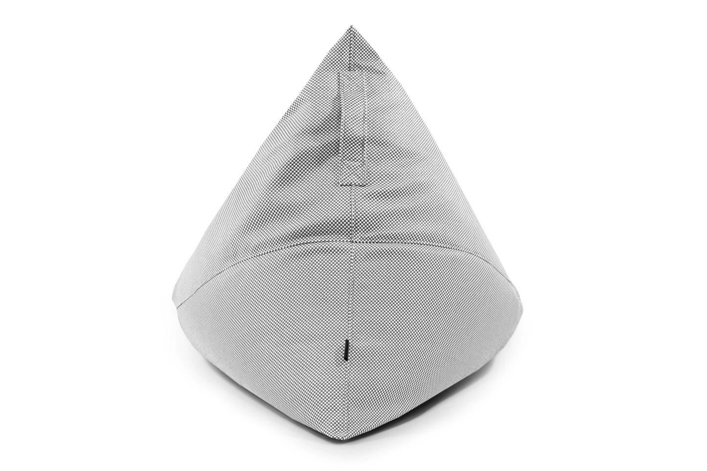 El Bean bag puff grande RAZZMATAZZ CAPRI, de tela repelente al agua y antimanchas (155×120×95 cm), es moderno y perfecto como asiento ergonómico para relajarse al aire libre.
