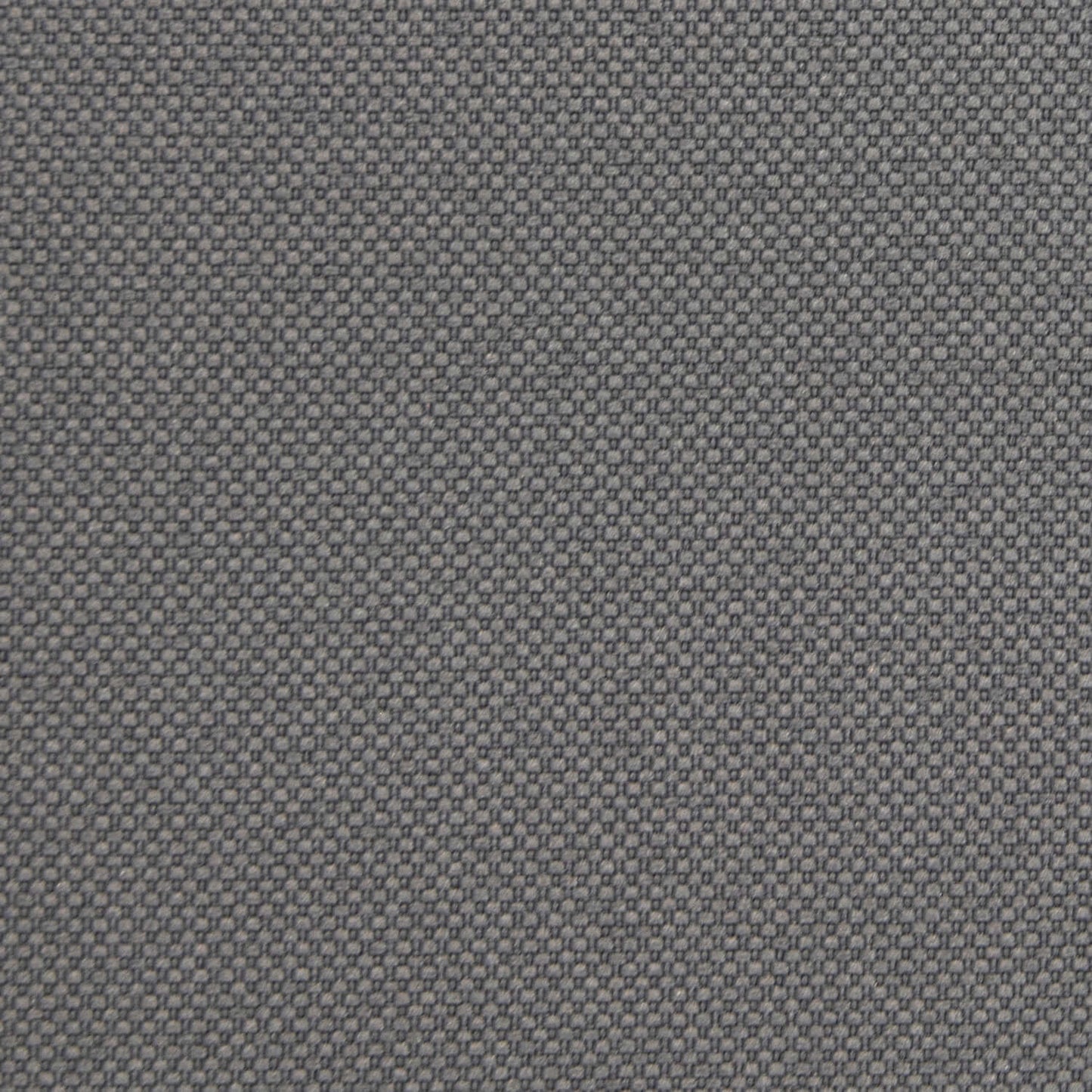 Primer plano del uff cuadrado de tejido lavable y resistente al fuego 70×70×40 cm - compacto - interior - SOFTBOX PROFUSE, mostrando su tejido gris texturizado con un apretado patrón de pequeños cuadrados tejidos para asientos ergonómicos o pufs infantiles.