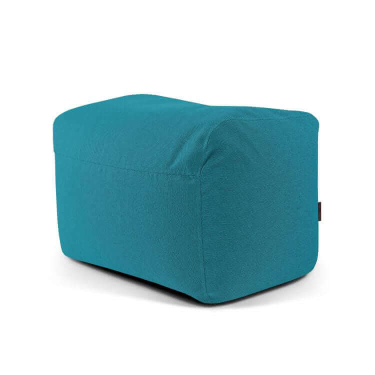 Se muestra un Pouf rectangular de tela suave lavable compacto y ligero 70×60×45 cm - PLUS 70 NORDIC con bordes ligeramente redondeados sobre fondo blanco.