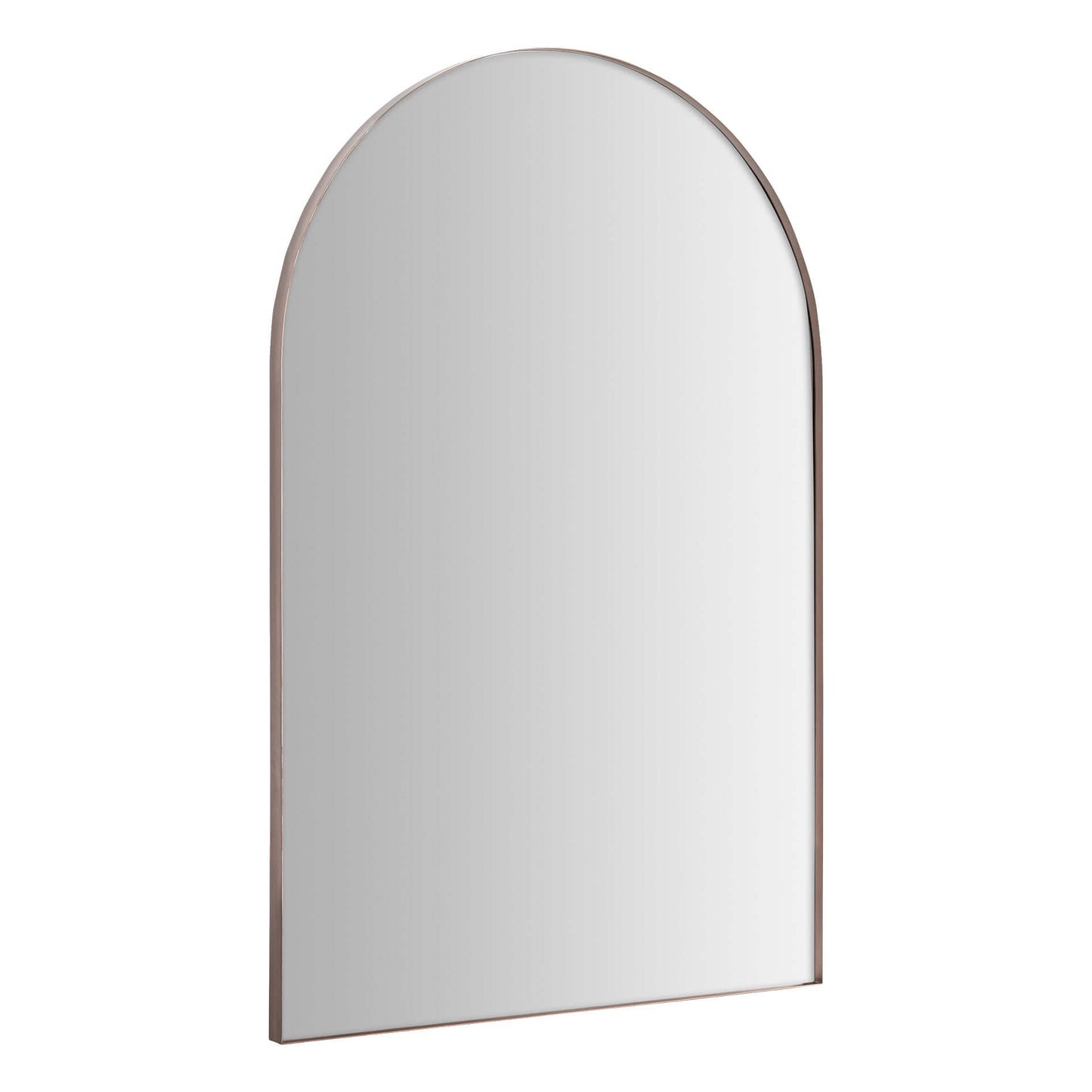 Un espejo de pared grande en hierro bronce 120×5×180 cm, moderno - VULC, con un marco fino y minimalista y una superficie reflectante de gran belleza.