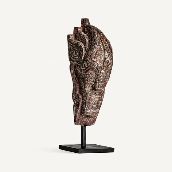 Figura decorativa en madera tropical Etnics
