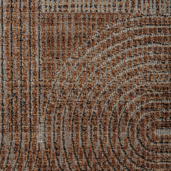 Alfombra en viscosa marron (340x240 cm) Chaniya