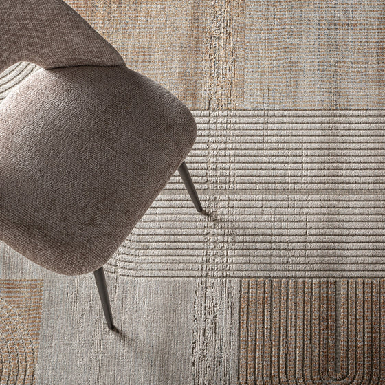 Alfombra en viscosa marron (340x240 cm) Chaniya