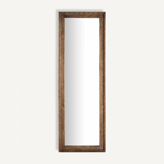 Espejo de pie en madera de mango (50x150 cm) Cotard