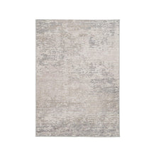  La Alfombra de Viscosa Gris Antideslizante Agnon presenta un patrón texturizado en tonos neutros beige y gris, ofreciendo un diseño moderno perfecto para espacios sofisticados.