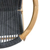 Sillón en Madera de Teca y Cuerda Bola Black