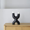 Candelabro en Aluminio Negro Neo