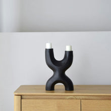  Candelabro en Aluminio Negro Neo