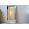 Espejo de Suelo Rectangular - Piezas en una habitación con un suelo de madera.