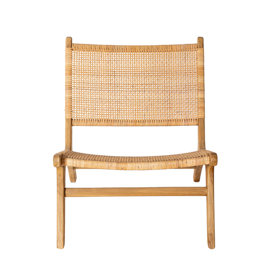 Butaca en madera de Teca y Ratán Komodo