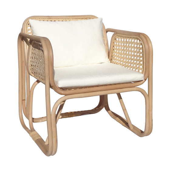 Sillón de Bambú y Ratán Flamingo
