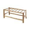 Banqueta en Madera de Teca y Cojín Algodón Portland