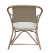 Silla de Comedor en Ratán y Tela Córdoba
