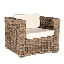  Sillón en Ratán Natural Bisono
