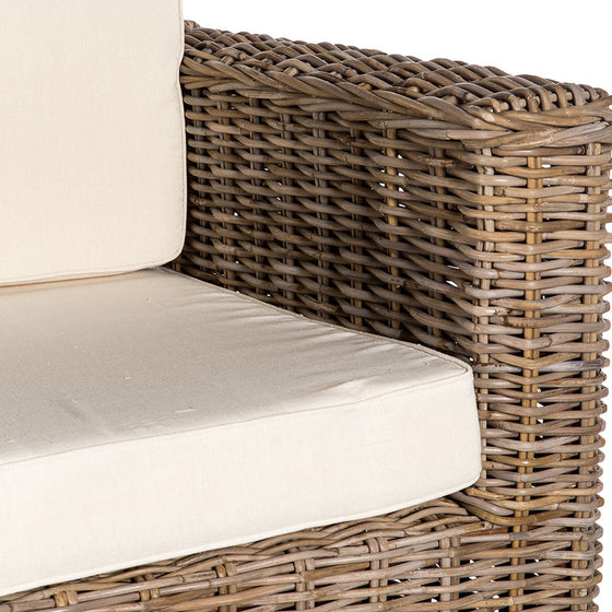 Sillón en Ratán Natural Bisono