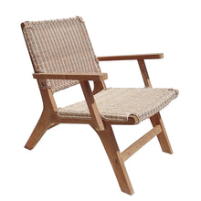  Sillón en Madera de Teca y Ratán Kresna