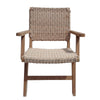 Sillón en Madera de Teca y Ratán Kresna