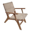 Sillón en Madera de Teca y Ratán Kresna