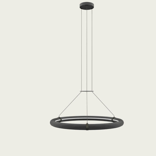 La Lámpara de techo Elli es una lámpara colgante circular con cables delgados y un soporte de techo redondo, que ofrece un diseño elegante y moderno que personifica la iluminación moderna y agrega un toque elegante a cualquier espacio.