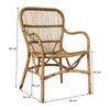 Silla en Bambú y Ratán Tibo