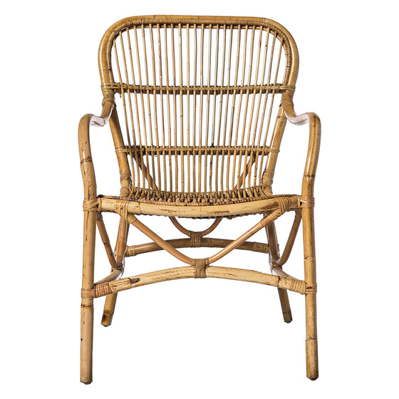Silla en Bambú y Ratán Tibo