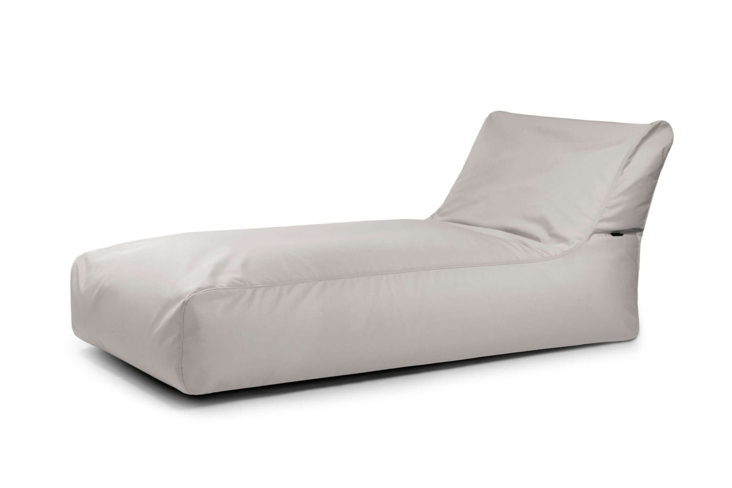 La tumbona Bean bag 90 Colorin es una elegante y moderna tumbona de color gris claro para uso exterior-ideal como puf exterior en su patio o como cómoda tumbona terraza para relajarse al sol.