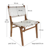 Silla de Comedor en Madera de Teca Zoe White