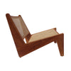 Sillón en madera de teca y ratán Cangu