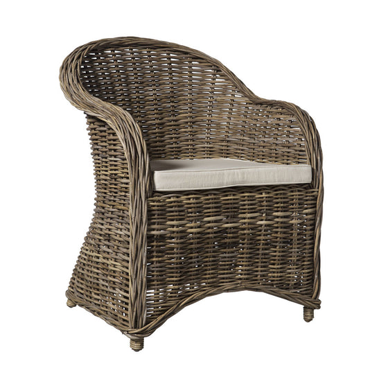 Sillón en Ratán Natural Oval Kubu