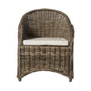 Sillón en Ratán Natural Oval Kubu