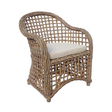  Sillón de Ratán y Cojín Zebra
