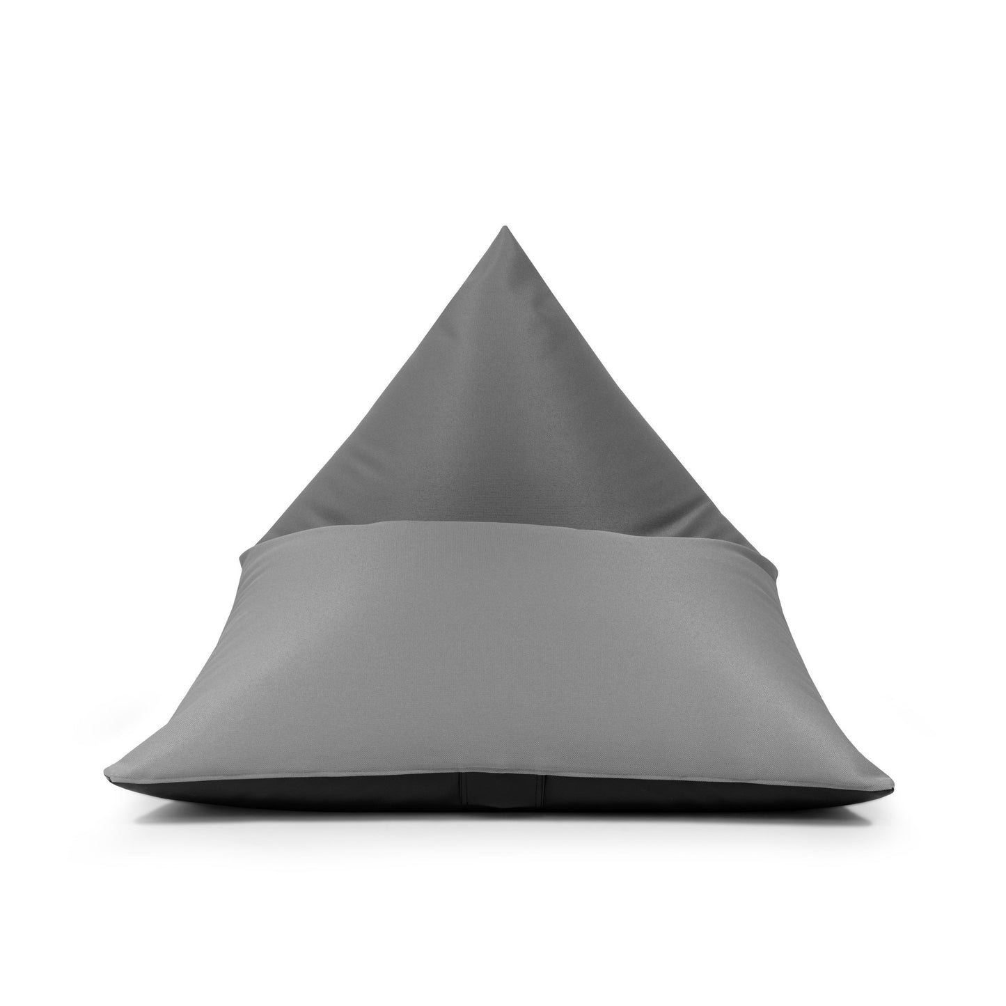 El puff bean bag juvenil de tejido ignífugo extra suave RAZZ PROFUSE (110×130×90 cm) se muestra sobre un fondo blanco, ideal para dormitorios modernos o terrazas.