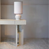 Consola en Roble Blanco Mate Birka
