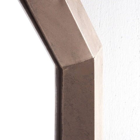 Espejo octogonal en hierro y madera (58x58 cm) Stans