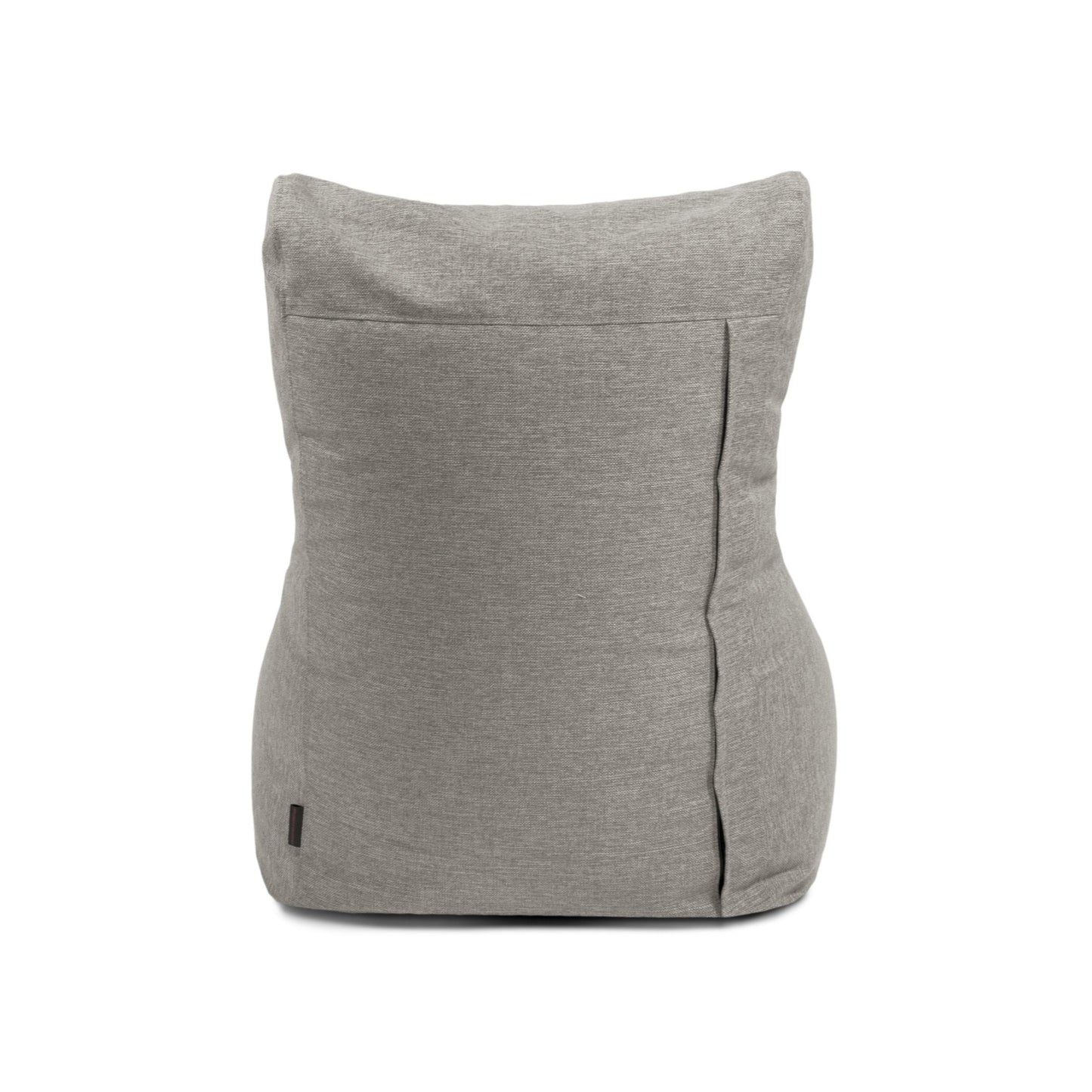 El Bean bag Seat Home, un sillón ergonómico de tela gris con respaldo alto, se presenta sobre un fondo blanco liso.