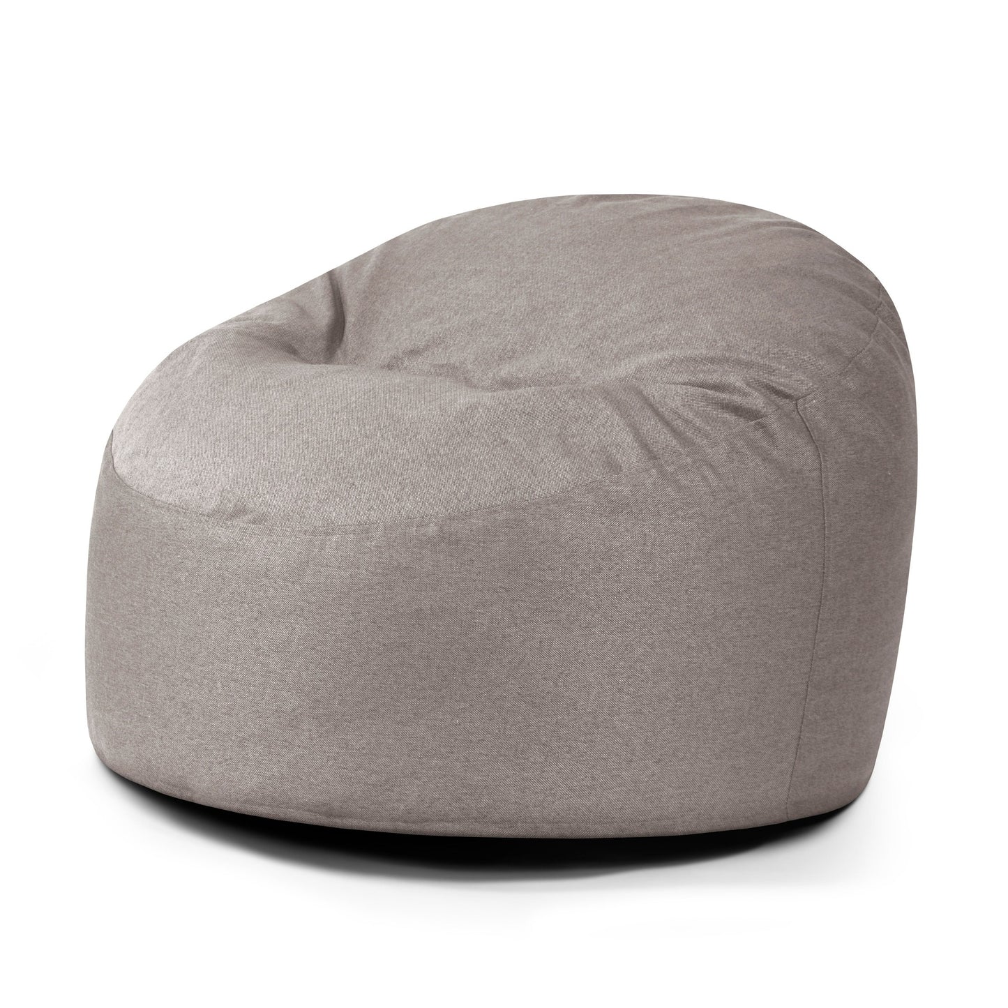 El Puff redondo de foam y tejido nórdico 85×85×38 cm - escandinavo (OM 85 NORDIC) presenta un diseño acogedor y acolchado en gris claro, ideal como puf infantil para relajarse en el salón o dormitorio.