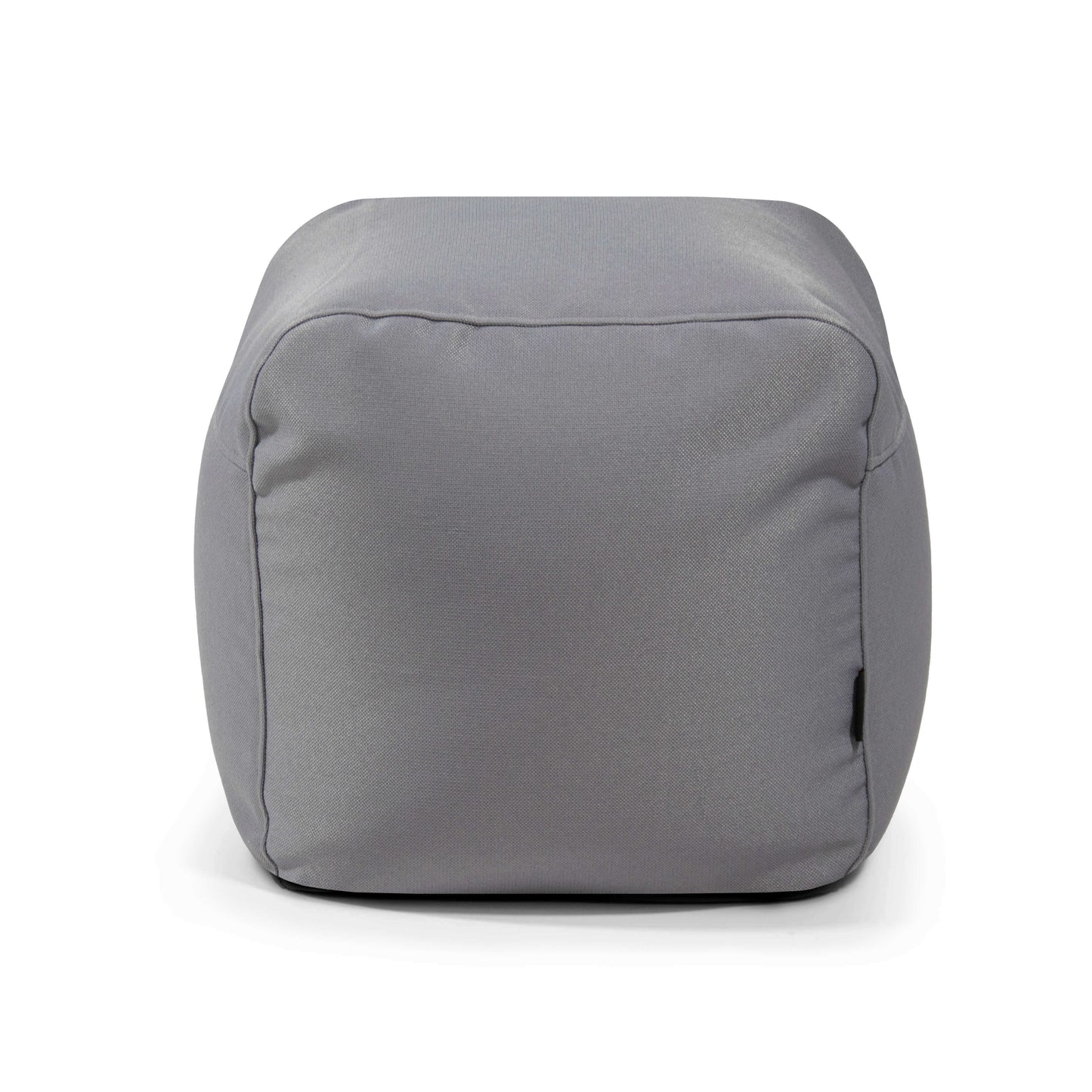 El Pouf cuadrado de tejido ignífugo suave 50×50×35 cm - PLUS 50 PROFUSE, moderno y perfecto como asiento compacto o puff ergonómico, se muestra sobre fondo blanco.