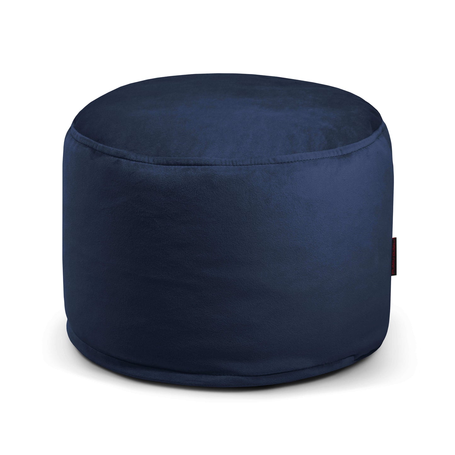 Compacto y cómodo, el Puff redondo de terciopelo 40×40×30 cm MINI BARCELONA añade un asiento extra a tu dormitorio o salón. Su diseño redondo ofrece un toque de estilo y se muestra aquí sobre un fondo blanco.